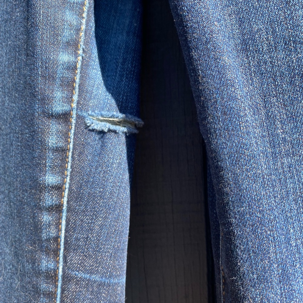 Madewell Alley Straight denim blue jeans 27 - Picture 5 of 13